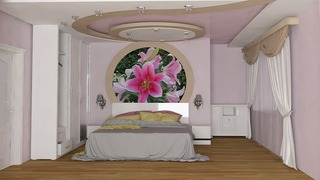 дизайн интерьера в Омске: комната спальня